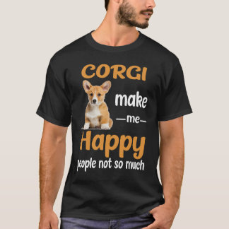 Camiseta 16 Corgi Me Hacen Feliz