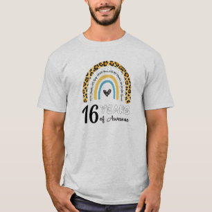 Camiseta 16° cumpleaños, 16°, feliz 16° cumpleaños