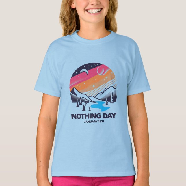 Camiseta 16 de enero - Día de la Nada (Anverso)