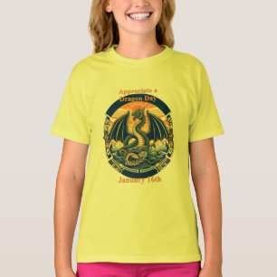 Camiseta 16 ene. - Aprecie el Día del Dragón