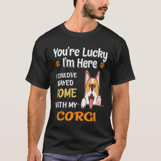 Camiseta 16 Eres un Corgi Afortunado