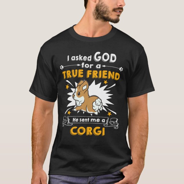 Camiseta 16 Me Envió Un Corgi (Anverso)