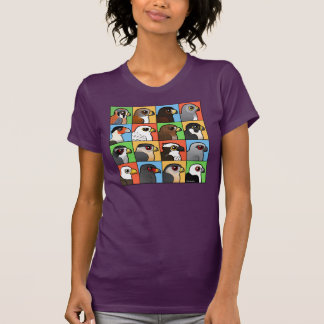 Camiseta 16 perfiles norteamericanos del rapaz