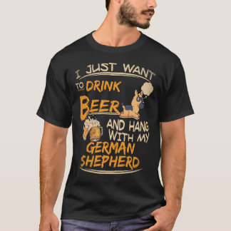 Camiseta 16 Solo quiero beber cerveza y pasar el rato con m