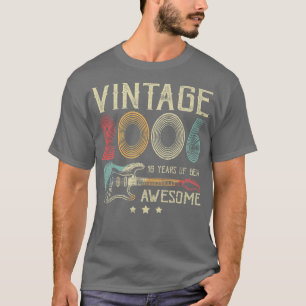 Camiseta 16th Birthday Womens Mens Vintage Awesome 2006 Gui