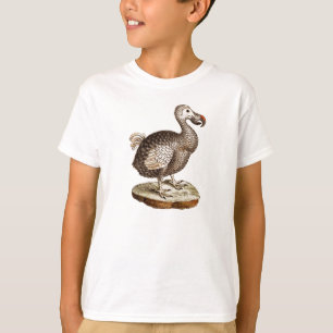 Camiseta 1700s retros de los pájaros de los Dodos del