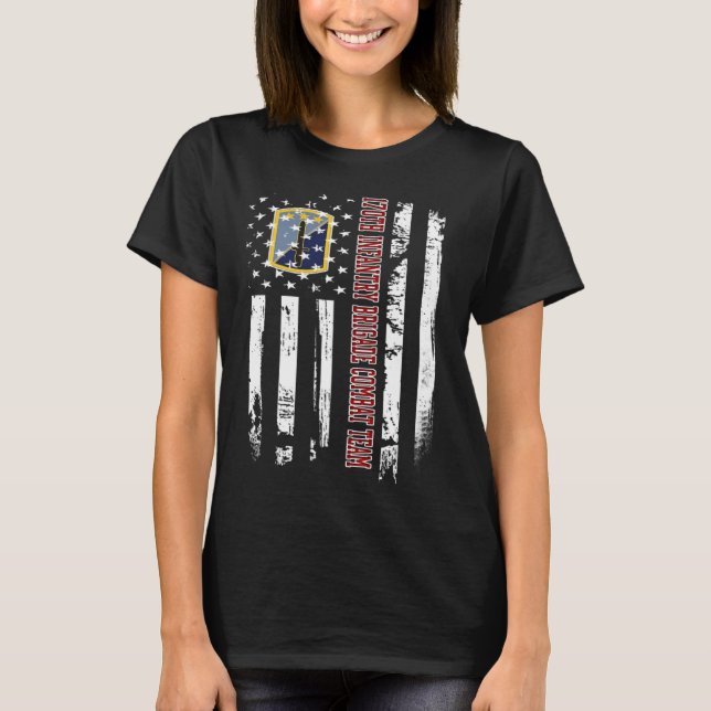 Camiseta 170th Infantry Brigade Combat Team Veteran Veteran (Anverso)