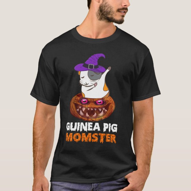 Camiseta 171 Monstruo de calabaza de cerdo guineano Funny H (Anverso)