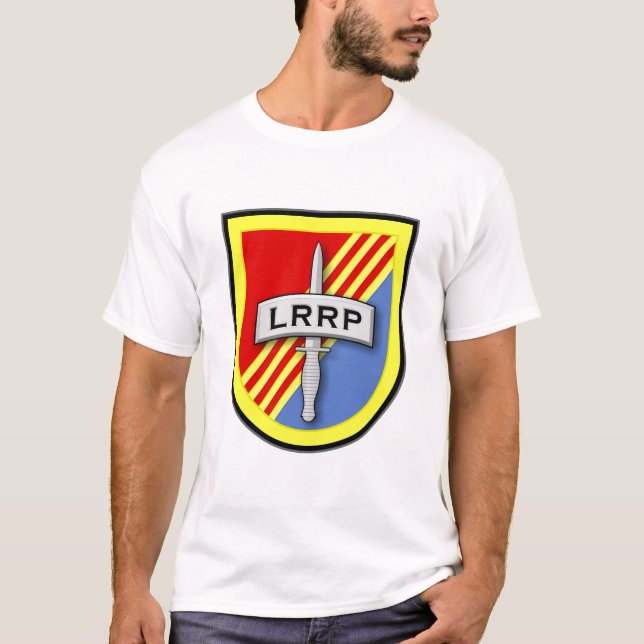 Camiseta 173d aerotransportado - 74.o flash de LRRPs de la (Anverso)