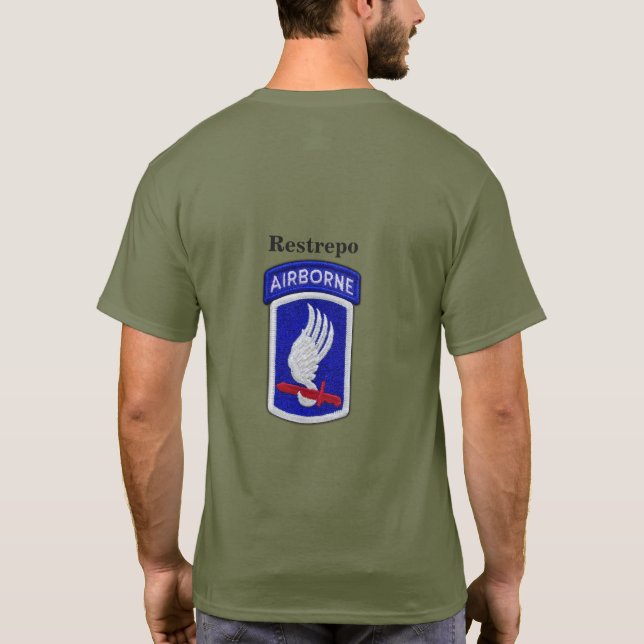 Camiseta 173o Veterinarios de los veteranos de la brigada (Reverso)