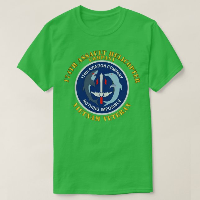 Camiseta 174.º AHC Vietnam Vet (Diseño del anverso)