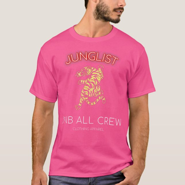 Camiseta 174 Bpm Bpm Drum N Bass Music Liquid Jungle Tiger  (Anverso)