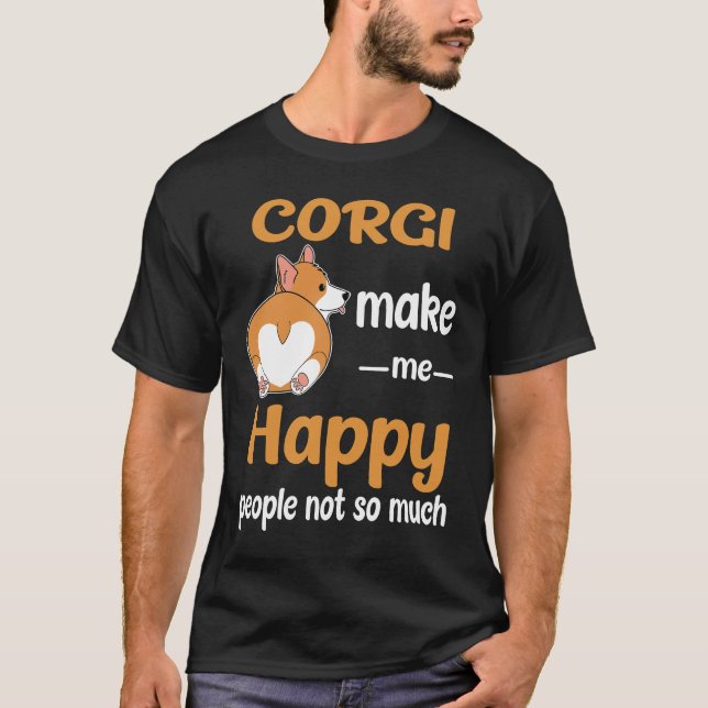 Camiseta 174 Corgi Hazme Feliz (Anverso)