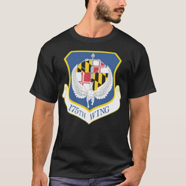 Camiseta 175.ª Ala De La Guardia Nacional Aérea De Maryland (Anverso)