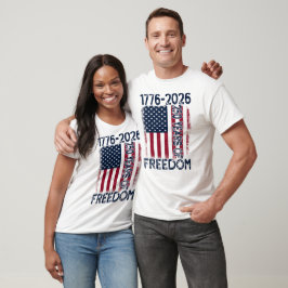Camiseta 1776 2026 250 Años De Libertad Bandera De EE. UU.