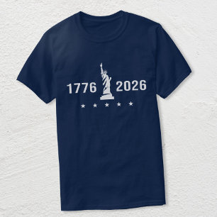 Camiseta 1776 2026 Estatua de la Libertad Patriótica USA