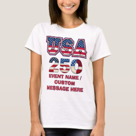 Camiseta 1776–2026 Semicuincuentenario Patriótico