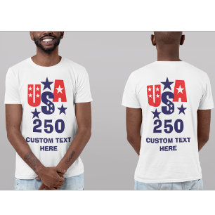 Camiseta 1776–2026 Semicuincuentenario Patriótico EEUU 250