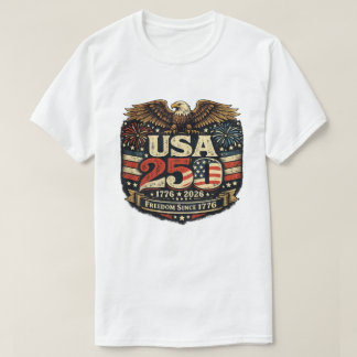 Camiseta 1776-2026 USA 250º Aniversario 4 de Julio