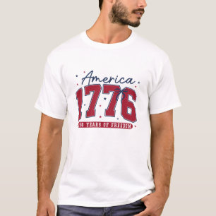 Camiseta 1776 América 250 Años de Libertad