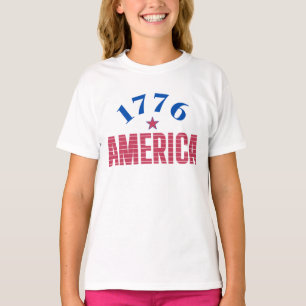 Camiseta 1776 AMÉRICA año de libertad