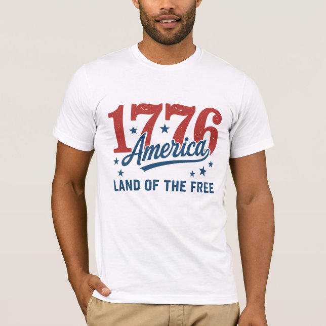 Camiseta 1776 America's 250th Anniversary (Anverso)