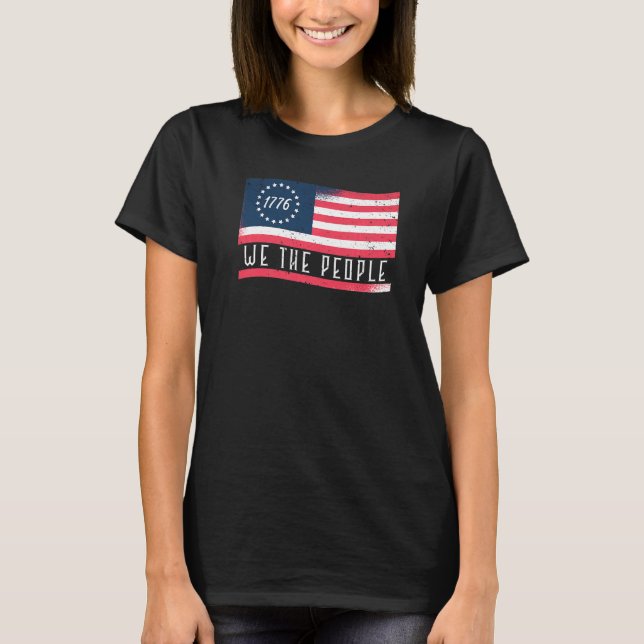 Camiseta 1776 Día de la Independencia del Pueblo 4 de julio (Anverso)