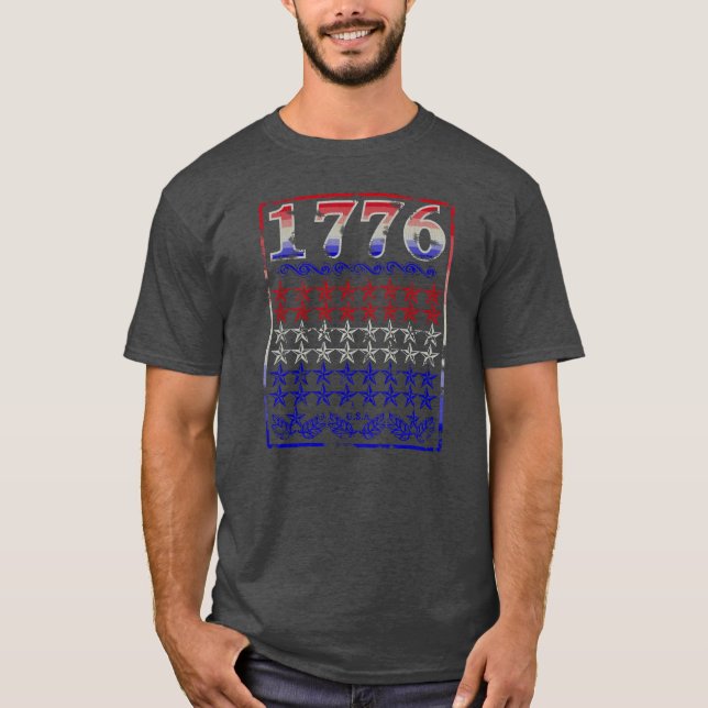 Camiseta 1776 Estrellas (Anverso)