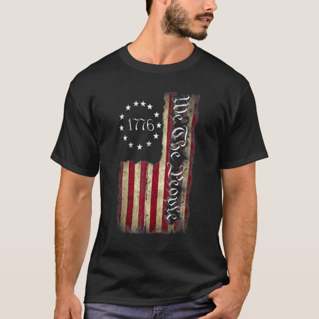 Camiseta 1776 La Constitución Patriótica Estadounidense de  (Anverso)