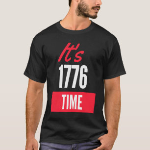 Camiseta 1776 Libertad de apoyo temporal y EE.UU. Constitu