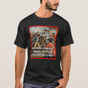 Camiseta 1776 o 2026 – Estadounidenses Desafían a un Rey