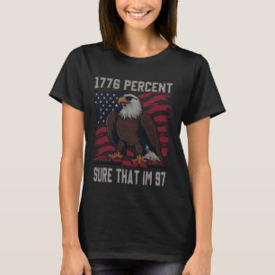 Camiseta 1776 por ciento seguro que la bandera de im 97 usa