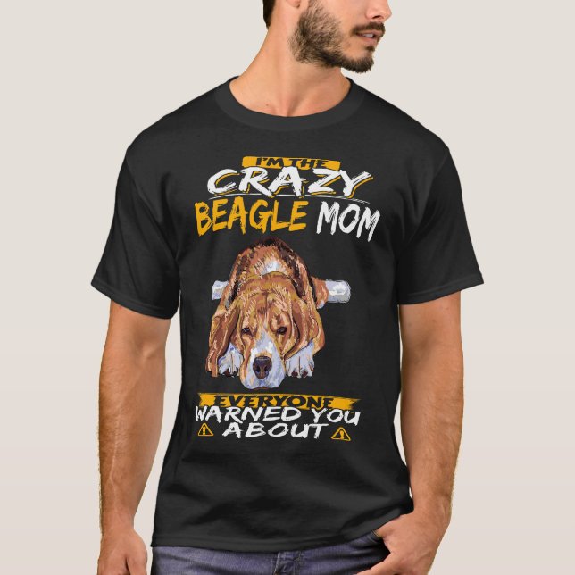 Camiseta 177 Soy la loca mamá Beagle (Anverso)