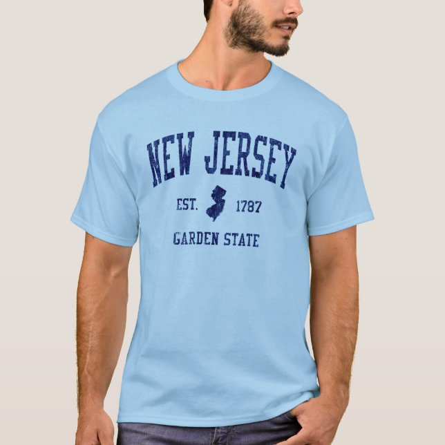 Camiseta 1787 del estado jardín de New Jersey (Anverso)
