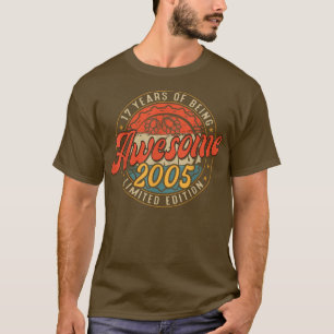 Camiseta 17.ª Regalos de cumpleaños Niños Impresionante Edi