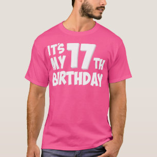 Camiseta 17.º cumpleaños