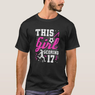 Camiseta 17.º cumpleaños de este Chica con 17 años de exper