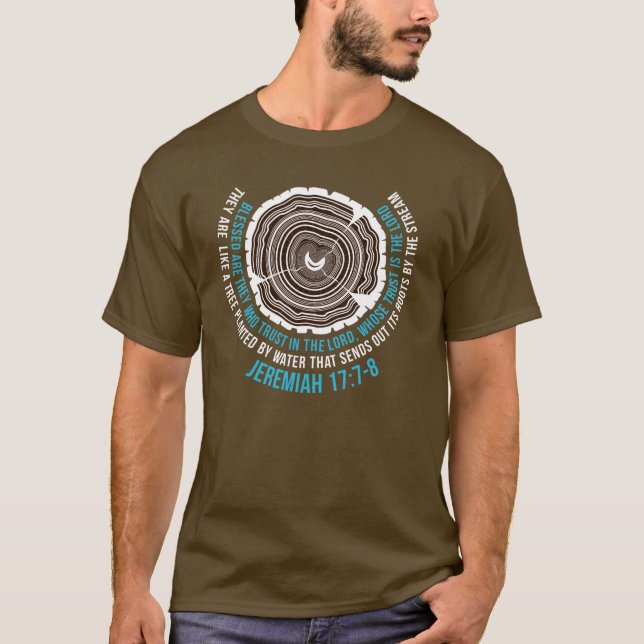 Camiseta 17:7 de Jeremiah - 8 anillos de árbol (Anverso)