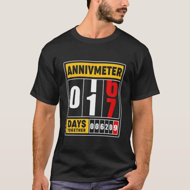 Camiseta 17° Aniversario Boda S Para Parejas Esposo Wif (Anverso)