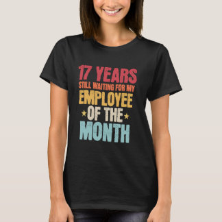 Camiseta 17 Años De Empleado Laboral - 17 Años Anínidos De