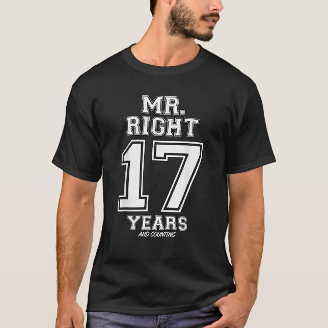Camiseta 17 Años Siendo El Aniversario De Las Parejas Muy G (Anverso)