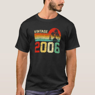 Camiseta 17 años Vintage Retro Boy Chica 2006 17 años