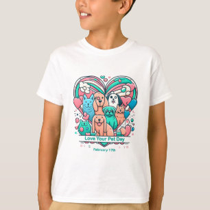 Camiseta 17 de febrero Ama a tu Mascota