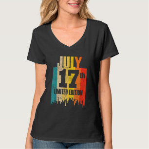 Camiseta 17 de julio Edición limitada 17 de julio Día 7 Ret