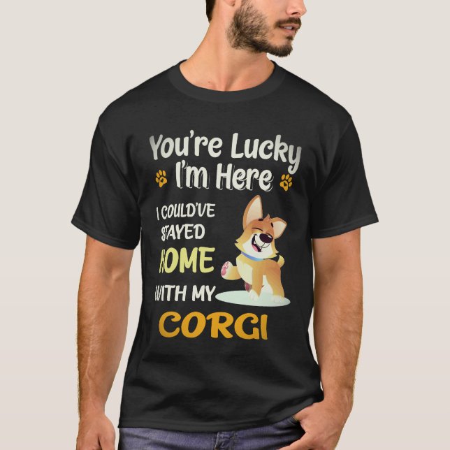 Camiseta 17 Eres Corgi Afortunado (Anverso)