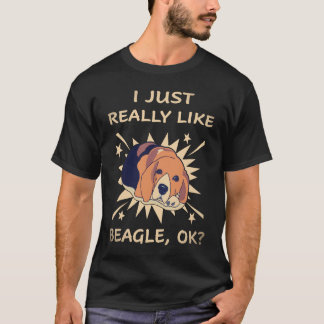 Camiseta 17 Me gusta mucho Beagle