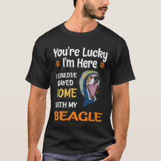 Camiseta 17 Me quedé en casa con mi Beagle