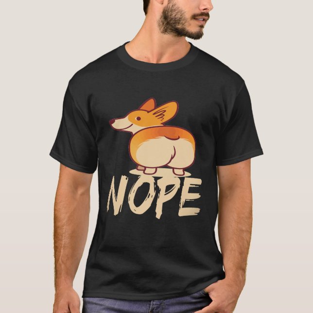 Camiseta 17 Nope - Corgi (Anverso)