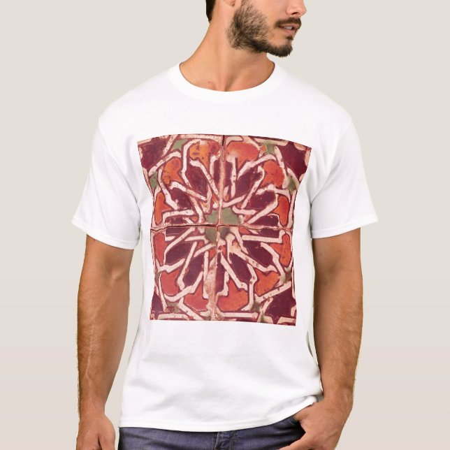 Camiseta 17: Teja de Isnik, siglo XVI (Anverso)