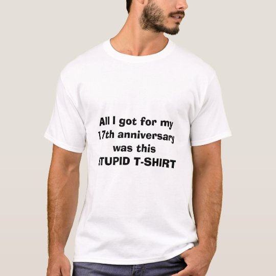 Camiseta 17mo annivesary